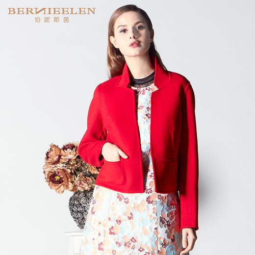 【伯妮斯茵】短款双面呢外套--太阳的圣树--《智慧之光--波斯艺术》1A6813 商品图3