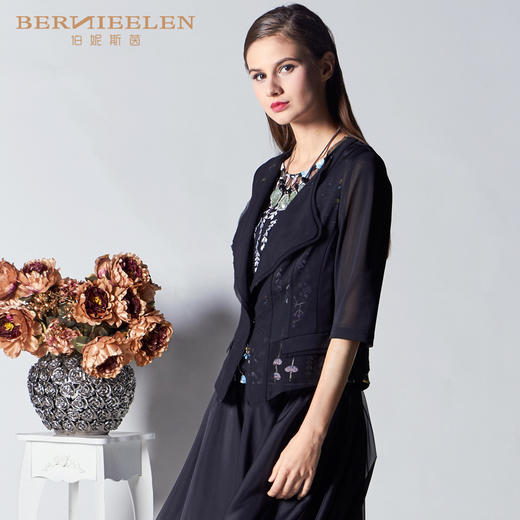 1A6841-黑色上衣--来通艺术--《智慧之光-波斯艺术》 商品图1