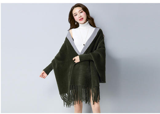 P 2193  秋冬双面羊绒毛大衣开衫 商品图2