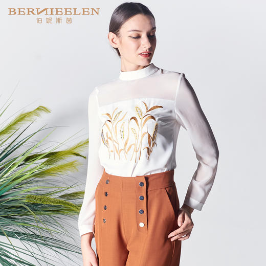 1T6843--白色T恤--来通艺术--《智慧之光-波斯艺术》 商品图2