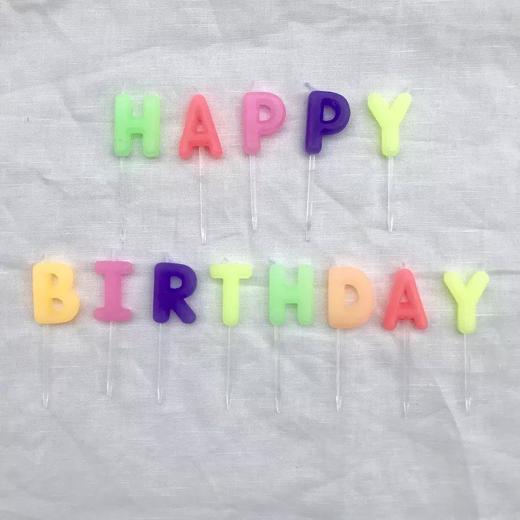 字母生日蜡烛 商品图1