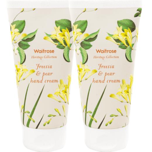英国直邮英国皇室专供waitrose小苍兰梨进口护手霜75ml瓶2