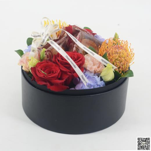 开窗皮圆盒（23*12.5CM,运费到付） 商品图1