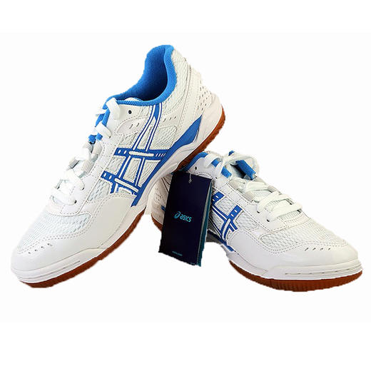 亚瑟士ASICS 乒乓球运动鞋 B000D-0143 清爽白蓝 始于足下 商品图0