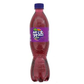 芬达葡萄味汽水500ml
