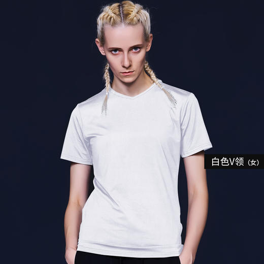 Supield（素湃）黑科技疏水防污情侣短袖小白T大码 商品图3