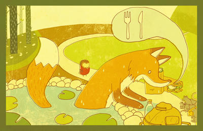 狐狸先生的宴会(精装）   海豚绘本 商品图4