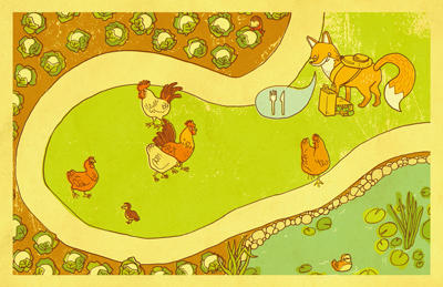 狐狸先生的宴会(精装）   海豚绘本 商品图1