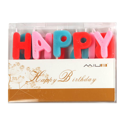 英文蜡烛 商品图0