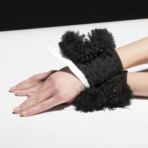 北京仓｜Catherine Osti-Gabrielle Black-袖饰［法国设计师］ 商品图0