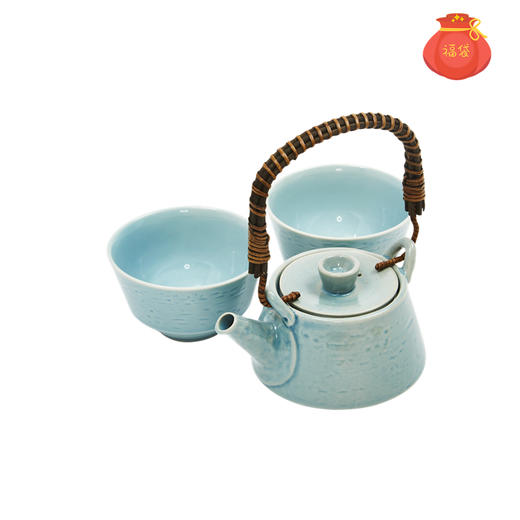 水蓝色茶汤碗&茶汤壶 商品图0