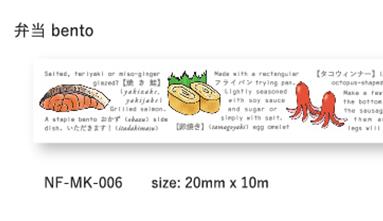 Nilongo Flashcards 日式和纸胶带 和果子餐点系列 商品图5
