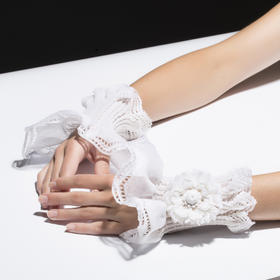 北京仓｜Catherine Osti-Ambre-Calais蕾丝 设计师同款 袖饰［法国设计师］