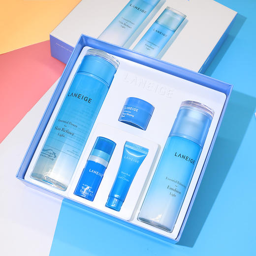 韩国兰芝laneige补水保湿水乳套盒护肤品套装女兰芝清爽套盒