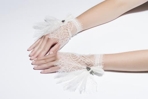 北京仓｜Catherine Osti-Bertille-手工蕾丝 袖饰［法国设计师］ 商品图0