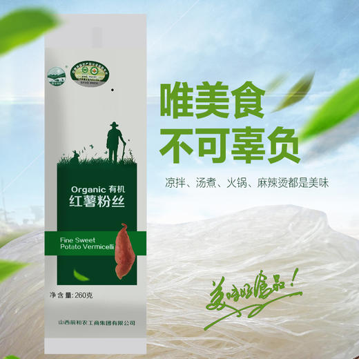 包邮 有机认证 晋宝绿珍有机红薯粉丝260g 商品图2