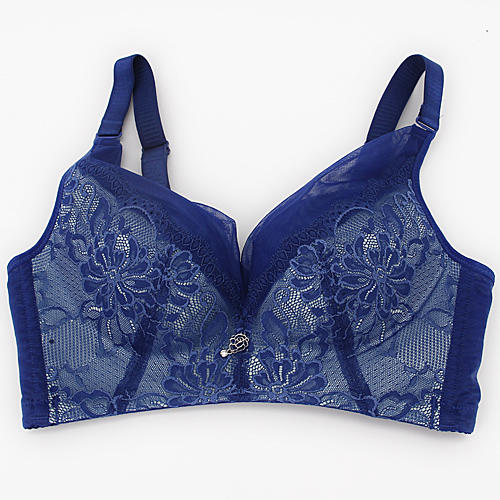 75b梦芭蒂文胸聚拢调整型内衣性感蕾丝收副乳胸罩_a12