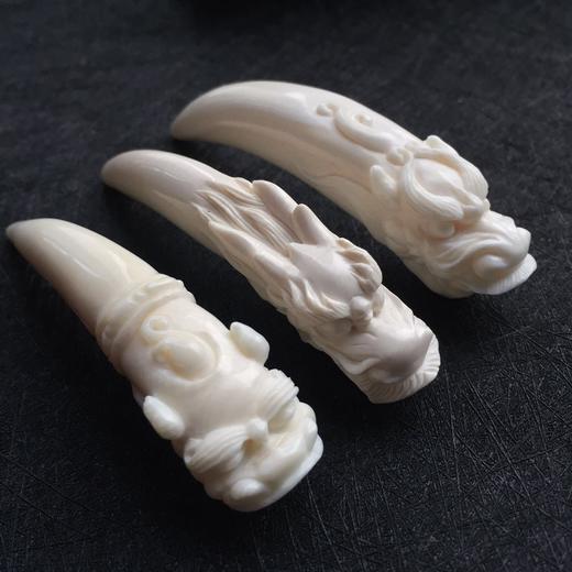 d44735猛犸象牙狼牙吊坠