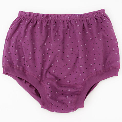 2xl码紫色女纯棉宽松中老年三角裤内裤高腰老人a15