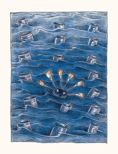 画家摩尔  （精装）    海豚绘本 商品图1