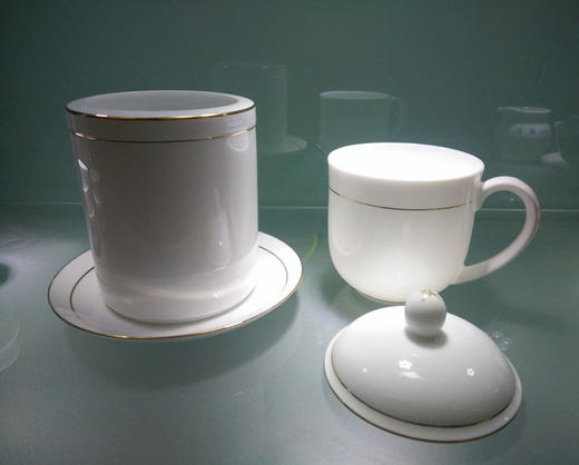 景德镇陶瓷 国瓷红叶 元首大富杯（三件套） 商品图0