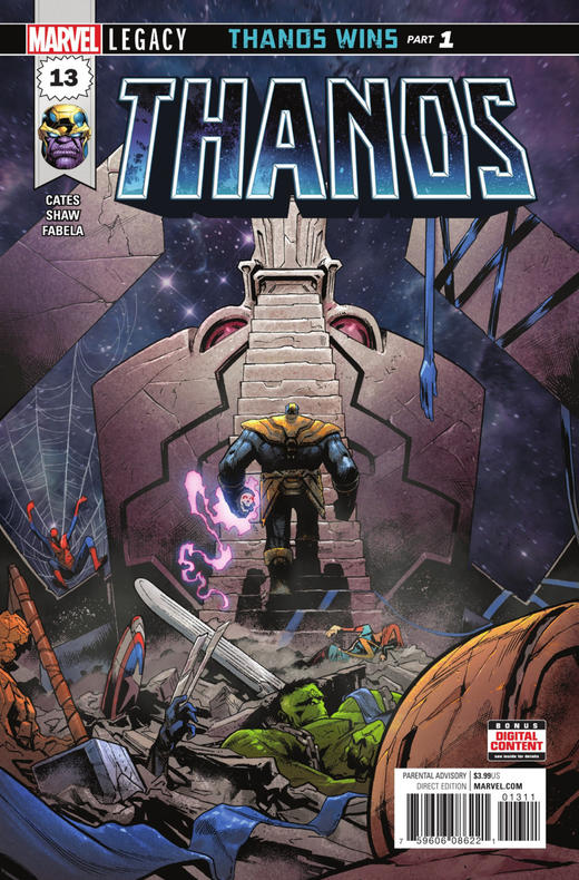 灭霸 主刊 Thanos V2（2016）普封 商品图4