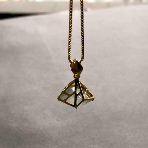 翡翠禄来原创系列几何金18k黄金镶嵌 商品图9