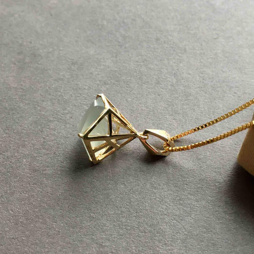 翡翠禄来原创系列几何金18k黄金镶嵌 商品图1