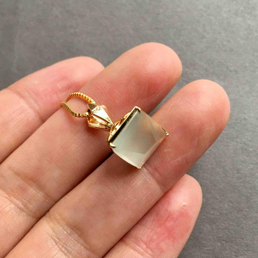 翡翠禄来原创系列几何金18k黄金镶嵌 商品图5