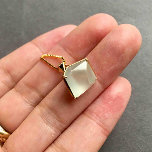 翡翠禄来原创系列几何金18k黄金镶嵌 商品图6