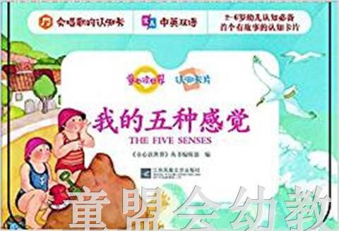 童心读世界认知卡片：我的五种感觉 丛书编辑部 3-4-5-6岁 正版 商品图0