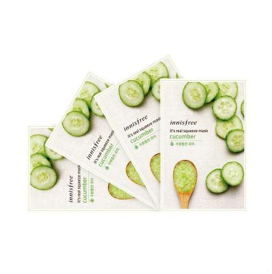 韩国 悦诗风吟 innisfree 补水保湿 大自然精华黄瓜面膜 10片