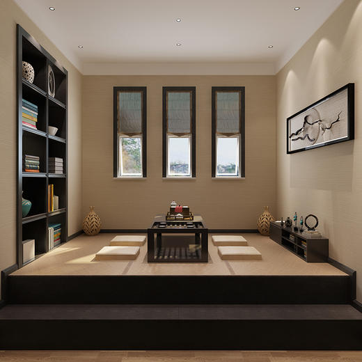 玛格全屋定制实木榻榻米定制日式地台书房塌塌米床地垫定做飘窗