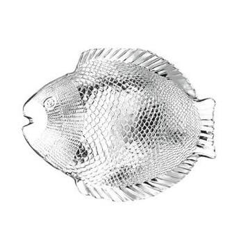 帕莎10257海洋世界钢化鱼形餐盘-中号 商品图0