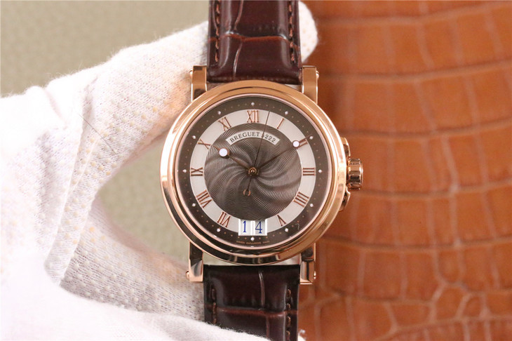hg厂宝玑航海系列机械男表5817bez25z8复刻宝玑cal517gg机芯直径39mm