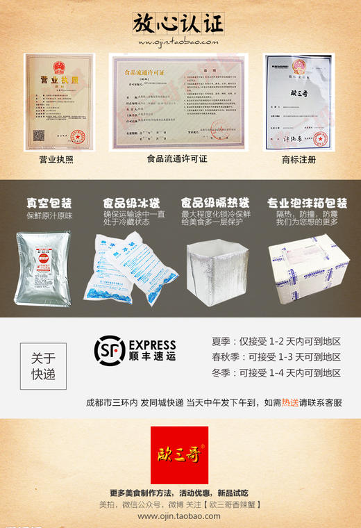 【招牌香辣铁蟹】 商品图6