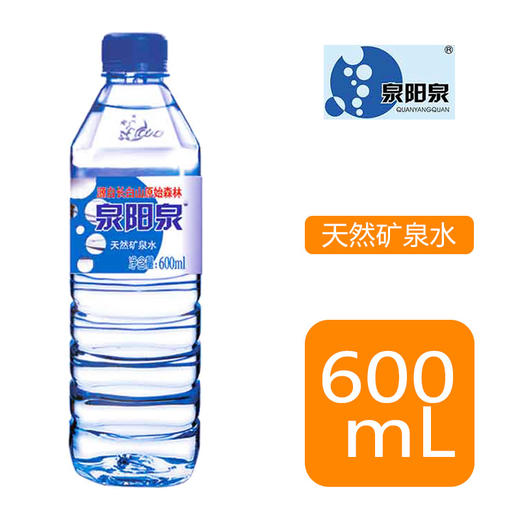 泉阳泉~天然矿泉水600ml*24瓶整箱装 商品图1