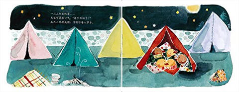 蒲蒲兰 五只小鸭去露营 林恩·贝瑞 3-4-5-6岁儿童绘本 正版 商品图4