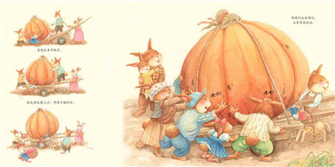 蒲蒲兰 妹妹的大南瓜 九儿 3-4-5-6岁儿童读物 正版 商品图4