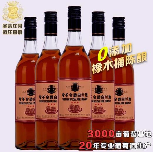【食品酒水】圣蒂金爵白兰地 葡萄酒蒸馏橡木桶窖藏精品洋酒红酒 商品图1