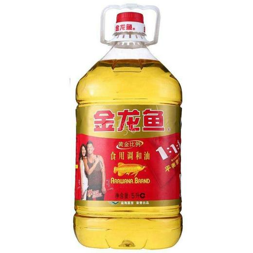 【食用油】金龙鱼黄金比例食用调和油5升 商品图0