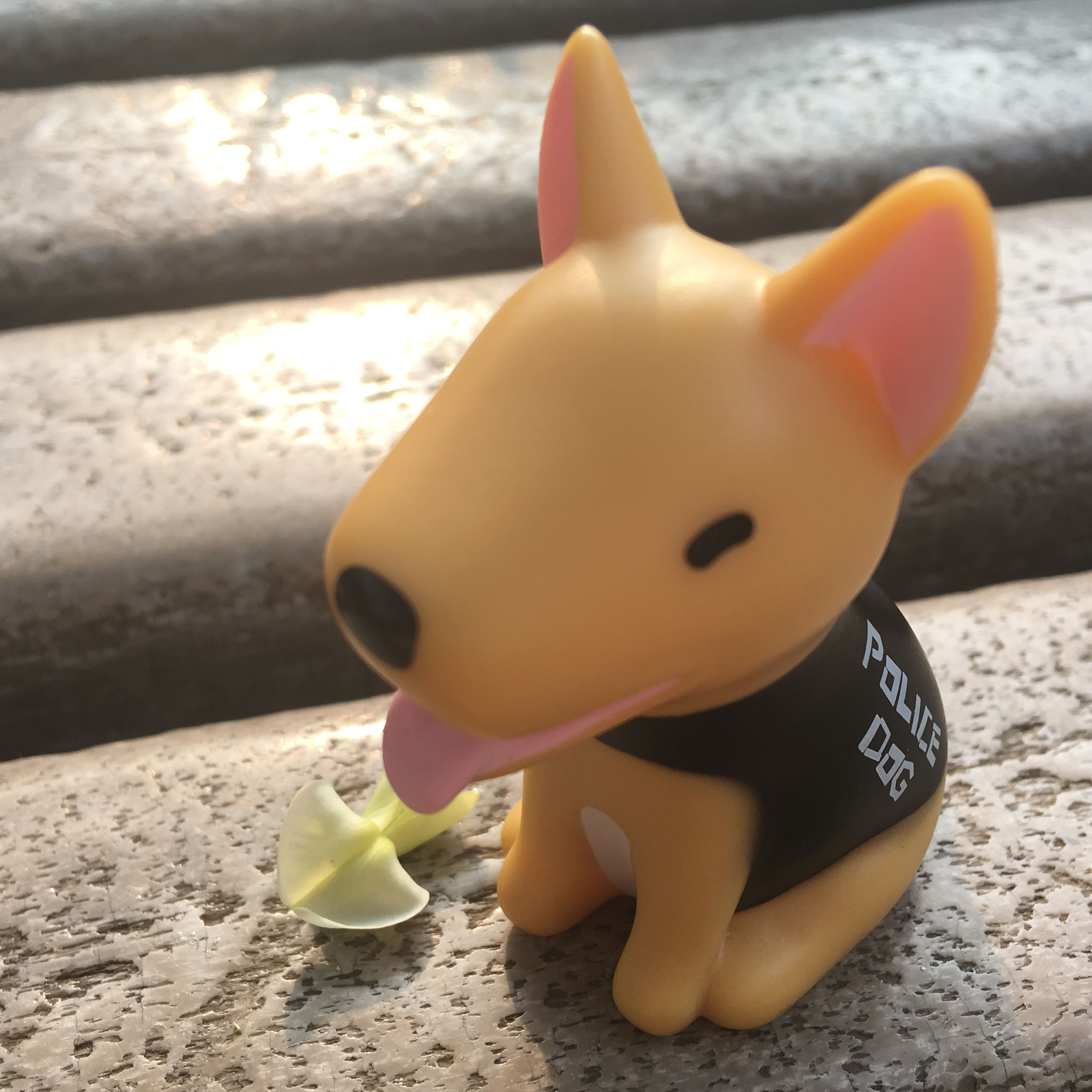 创意车载手办摆件mdash小欣漫画g3叱咤小警系列黑豆公仔