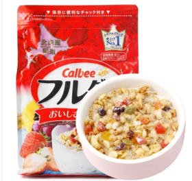【备用】calbee北海道富果乐水果燕麦片800g