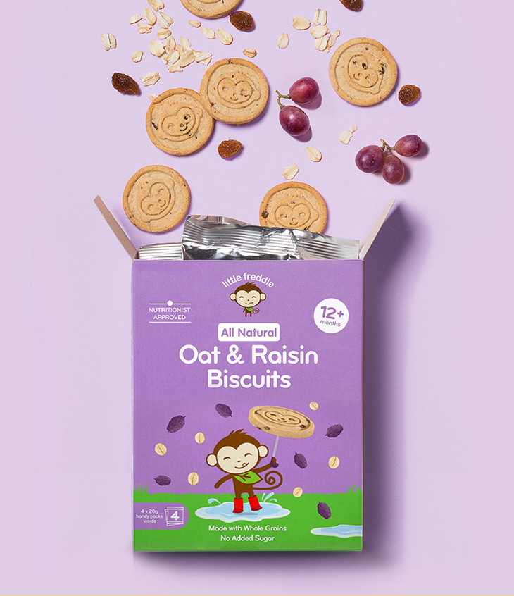 英国小皮进口辅食婴幼儿饼干80g2018年9月