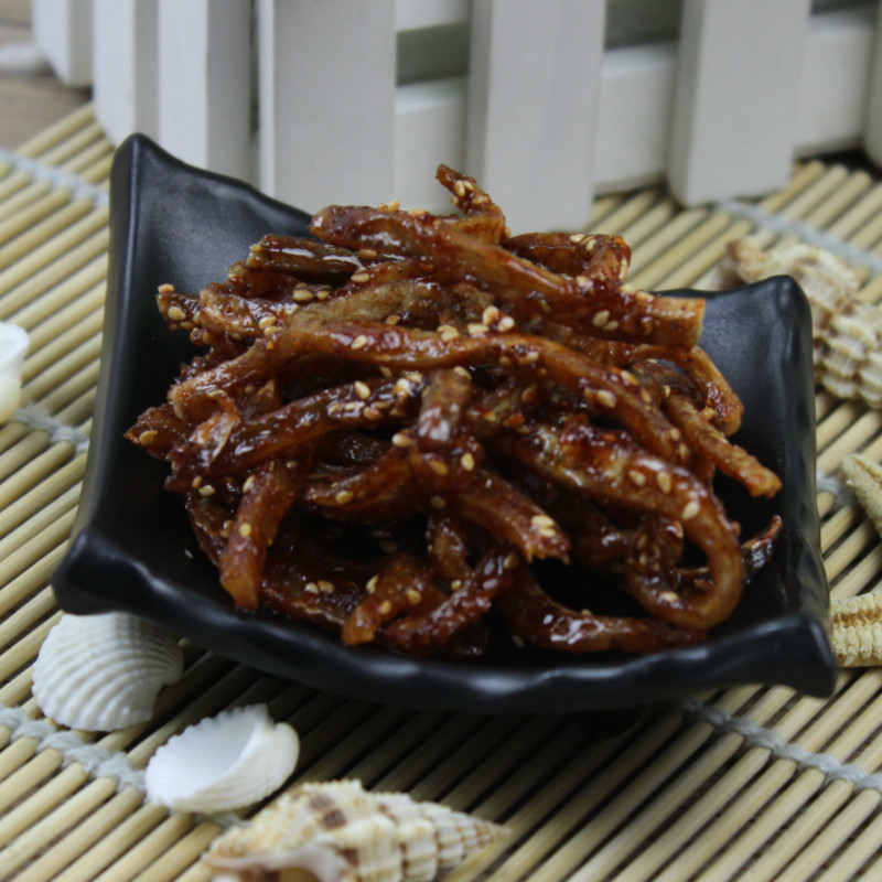 南港渔铺 散装 香辣鳗鱼丝500g