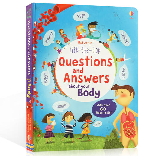 英文原版 Lift-the-flap Questions and Answers about Your Body 关于你的身体 亲子阅读 身体问答翻翻书usborne 儿童科普知识 商品图0