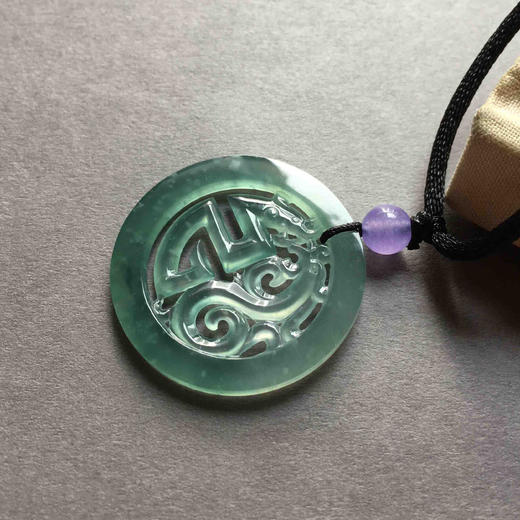 高冰种雪花棉龙凤呈祥 商品图2