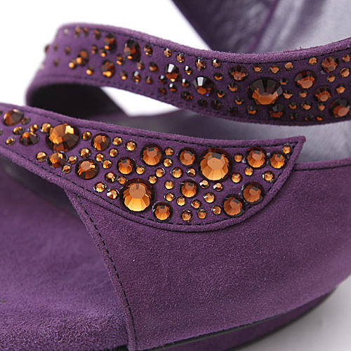 37码gucci古奇女牛皮超高跟鱼嘴水钻凉鞋283464sh1