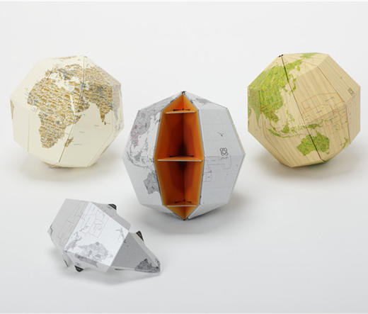 地球科学馆 组合式地球仪 纸质手工拼装地球仪 六款可选 商品图3