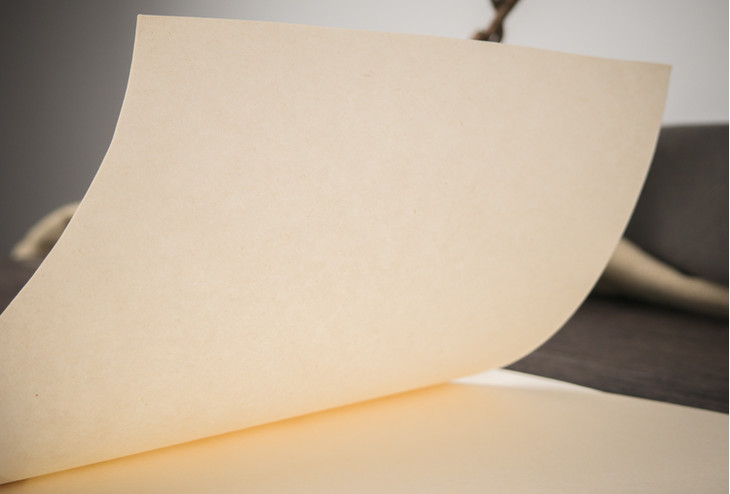 白金娟纸复古蜡染扇形扇面半生熟书法创作用纸